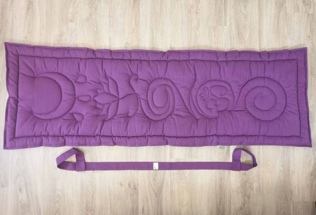 Tapis de yoga en laine de mouton