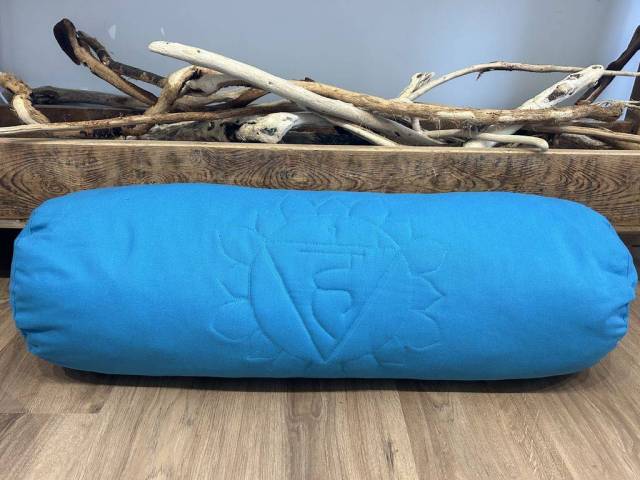 Grand bolster de yoga en laine de mouton