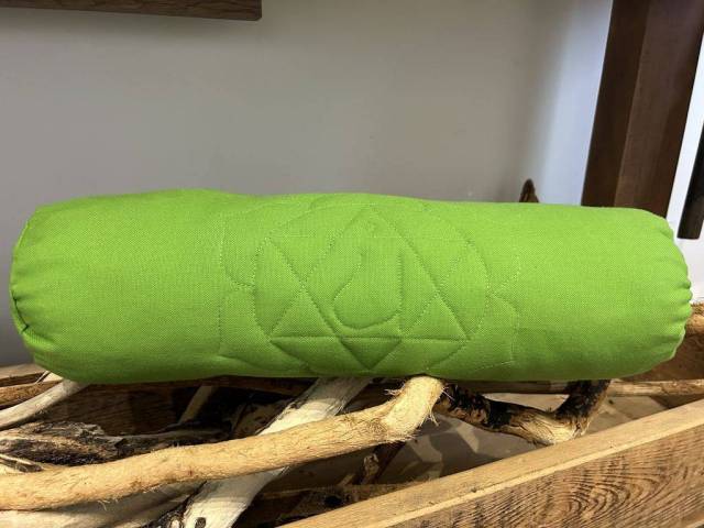 Bolster de yoga en laine de mouton